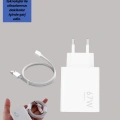 67W Hızlı Şarj Cihazı Yüksek Isı Dayanımlı Type-C Set