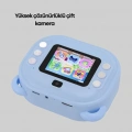 HERŞEYTREND Anında Baskı Özellikli Şipşak Kamera – 24MP HD Çift Lensli, 32GB Hafızalı