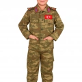 HERŞEYTREND Çocuk Asker Kıyafeti Single (TSK)