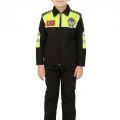 HERŞEYTREND Kız&Erkek Çocuk Polis Kıyafeti (Şapka, Gömlek, Pantolon Takımı) Yeni Model