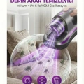 HERŞEYTREND UV Işık Teknolojili Güçlü Motorlu Yatak Temizleme Cihazı