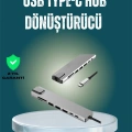 USB‑C Çoklu Bağlantı Merkezi – 5 Gbps, 100‑240 V, Sağlam Eloksal Tasarım