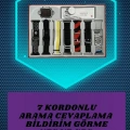 7 Kordonlu Akıllı Saat Ve Oyuncu Kulaklığı Bluetooth Bağlantılı Android ve İOS Uyumlu