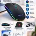 8 10 Metre Menzilli Şarj Edilebilir Kablosuz Mouse