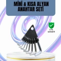 9 Parça Alyan Anahtar Seti Altıgen Uçlu Mobilya ve Tamir İçin