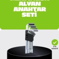 9 Parça Alyan Anahtar Seti Bisiklet Mobilya ve Otomotiv Uyumlu