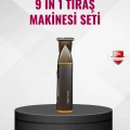 9’u 1 Arada Çoklu Bakım Tıraş Seti Profesyonel Saç Sakal Kesme