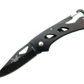 A1103b Siyah Kamp Çakı 15 Cm - Kancalı Metal Saplı