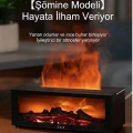 A4 Şömine Esintili Aromaterapi Difüzörü Ultrasonik Hava Nemlendici