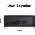 A4 Şömine Esintili Aromaterapi Difüzörü Ultrasonik Hava Nemlendici