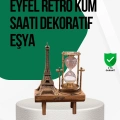 Ahşap Kum Saati – Vintage Tasarımlı Masa Dekoru