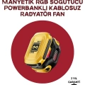 Akıllı Dijital Kontrollü Soğutucu | AI & Standart Mod | 7 Kanatlı Fan Tasarımı