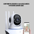 Akıllı IP Güvenlik Kamerası – 1080P HD, Gece Görüşlü, Hareket Algılamalı