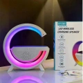 Akıllı Masa Lambası Hoparlör Led Işık & Kablosuz Şarj Alk2289