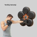Akıllı Müzikli Boks Makinesi Bluetooth Bağlantılı Işıklı Hedefli Fitness Aleti
