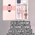 Akıllı Saat Amoled Ekran 3 Kordonlu Aksesuar Hediyeli Sesli Görüşme