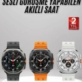 Akıllı Saat Amoled Ekran Bluetooth Bağlantılı Sağlık Takibi GPS Uyumlu