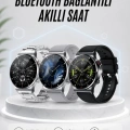 Akıllı Saat Amoled Ekran Bluetooth Bağlantılı Sesli Görüşme Nabız Ölçer