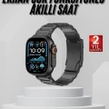 Akıllı Saat Arama Konuşma GPS ve NFC Özelliği 3 Kordonlu Amoled Ekran