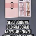 Akıllı Saat Bluetooth Bağlantılı Aksesuar Hediyeli GPS Takibi