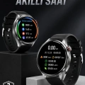 Akıllı Saat Bluetooth Bağlantılı Amoled Ekran Uyku ve Sağlık Takibi