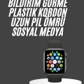 Akıllı Saat Çok Fonksiyonlu Uyku Takibi Adımsayar Nabız Ölçer Arama Cevaplayan