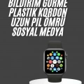 Akıllı Saat Çok Fonksiyonlu Uyku Takibi Adımsayar Nabız Ölçer Arama Cevaplayan