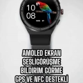 Akıllı Saat Dokunmatik Ekran Sesli Görüşme ve Bildirim Görme Sağlık Takibİ