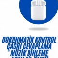 Akıllı Saat Gümüş Kasa Bluetooth Kulaklık Hediyeli Çok Fonksiyonlu İkili Set