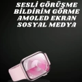 Akıllı Saat İos Andorid Destekli Titreşimli GPS Özelliği Bildirim Özelliği