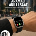 Akıllı Saat Kol Saati Android ve İOS Uyumlu Nabız Ölçer Sesli Asistan Yeni Nesil