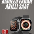 Akıllı Saat Kordon Hediyeli Güçlü Batarya Kapasiteli Titreşimli Bildirim Görme Unisex