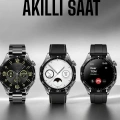Akıllı Saat Metal Kordonlu GPS ve NFC Uyumlu Arama Cevaplayan