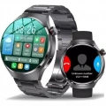 Akıllı Saat Metal Kordonlu GPS ve NFC Uyumlu Arama Cevaplayan