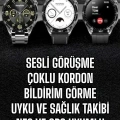Akıllı Saat Titreşimli Pusula Nabız ve Tansiyon Ölçer NFC Uyumlu