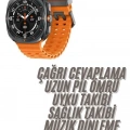 Akıllı Saat Unısex Zarif Görünümlü Titanyum Kasa Amoled Ekran Müzik Dinleme Yeni Nesil
