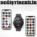 Akıllı Saat Uyku Ve Sağlık Takibi Bildirim Görme Arama Cevaplama