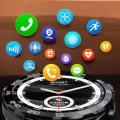 Akıllı Saat Yeni Nesil Bluetooth Bağlantılı Uyku ve Sağlık Takibi NFC ve GPS