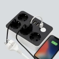 Akım Korumalı 3 USB Portlu 4’lü Priz 4.1A Hızlı Şarj