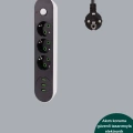 Akım Korumalı Anahtarlı USB Girişli Üçlü Priz