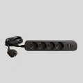 Akım Korumalı Çoklu Priz 4’lü 2 USB 1 Type-C 2500W Güçlü Tasarım