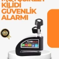 Alarm Sensörlü Disk Kilidi Motosiklet Scooter Bisiklet Güvenlik