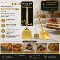 Altın Renk Metal Servis Spatula