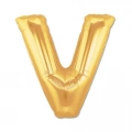 HERŞEYTREND Altın Sarısı Folyo Harf Balon 1 Metre
