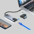 Alüminyum Kasalı MacBook USB-C Hub – 4K HDMI, USB 3.0, SD/TF Kart Girişi, PD Şarj Desteği