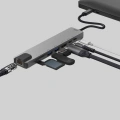 Alüminyum Kasalı MacBook USB-C Hub – 4K HDMI, USB 3.0, SD/TF Kart Girişi, PD Şarj Desteği