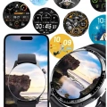 Amoled Ekran Metal Deri Silikon Kordonlu Uyku ve Sağlık Takibi