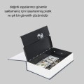 Anahtarlı Gizli Kitap Kasa – Metal İç Yapı, Kamuflajlı Sözlük Tasarım