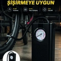 Analog Manometreli Kompakt Araç Hava Pompası Lastik Şişirme Cihazı