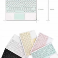Android Ve İos Uyumlu Bluetooth Klavye Touchpad Slim Kablosuz Wifi Q Klavye